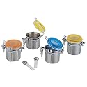 Mini Spice Canisters Set of 8