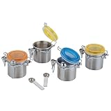 Supreme Mini Canisters with Assorted Lids Set of 8