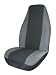 Allison 65-8736GRY Gray Neoprene Universal Bucket Seat Cover - Pack of 1