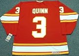 PAT QUINN Atlanta Flames 1976 CCM Vintage Throwback Away NHL Hockey Jersey, XL