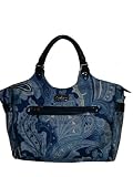 Jessica Simpson Luggage Spoonful of Sugar Laptop Tote (Blue Paisley)