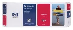 Magenta No 81 Dye Ink Cart for Designjet 5000