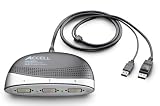 Accell UltraAV K087B-005B DisplayPort to 3x DVI-D Single-Link Multi-Monitor Adapter