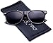 Black Classic Horn Rimmed 80's Retro Sunglasses