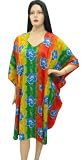 Charming Floral Printed Kaftan Caftan Cover up Tunic Valentine's Day Gift