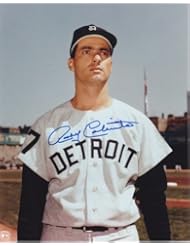 Collectibles: Rocky Colavito Autographed / Hand Signed Detroit Tigers 8x10 Photo