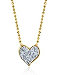 Alex Woo "Little Vegas" Heart Pendant Necklace
