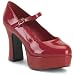 Sexy Red Mary Jane Adult Shoes - Wide Width