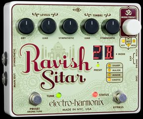 Reviews Electro-Harmonix The Ravish Sitar Synthesizer Guitar Effects Pedal
