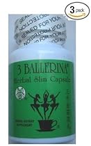 3 Ballerina Herbal Slim Capsule 30 Capsules (3 Bottles Pack)