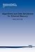 Algorithms and Data Structures for External Memory