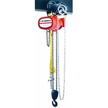 CM 7410A AirStar 6 Spark Resistant Air Hoist with Pendant Throttle Control and Hook Suspension, 4000 lbs Capacity, 10' Lift Height, 5 fpm Lift Speed, 70 SCFM, 90 psi