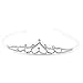 SODIAL(R)Wedding Party Bridal Bridesmaid Flower Girl Heart Crown Headband Tiara