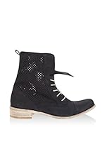 Wojas Botines de cordones (Negro)