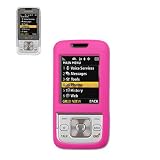 New Fashionable Perfect Fit Hard Protector Skin Cover Cell Phone Case with clip for Samsung M330 Sprint - Hot Pink