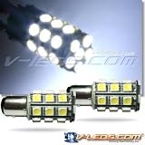 2 HID WHITE SMT 27 LED PARKING LIGHT BULBS 1157 2057