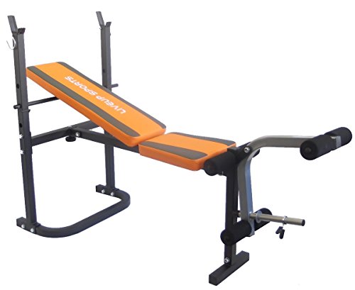 Adjustable Folding Incline Weight Bench with Leg Unit Adjustable Folding Incline Weight Bench with Leg Unit