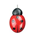 Pat Says Now Ladybug USB Optical Mouse - Red (PSN5225)