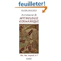 Dictionnaire de mythologie germanique : Odin, Thor, Siegfried et Cie