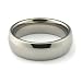 Titanium Men's & Women's wedding bands 6mm halfround comfort fit