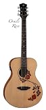 Luna Guitars Oracle Rose 6-String Acoustic-Electric Guitar