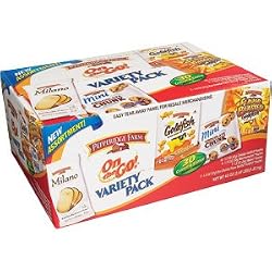 Pepperidge Farm On The Go Variety Pack 30 Cracker and Cookie Variety Box