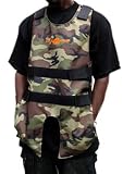 FULL CAMO RAID VEST: Men's Camouflage Nylon Vest with Straps