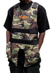FULL CAMO RAID VEST: Men's Camouflage Nylon Vest with Straps
