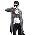 Stunner Men's Spring Slim With Hood Sweater Casual Long Cardigan