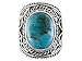 STABILIZED TURQUOISE STERLING SILVER RING