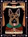 San Shepherd de German (German Shepherd) Art Print