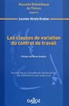 Les clauses de variation du contrat d...