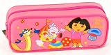 DORA ZIPPER PENCIL CASE, PINK WITH CIRCUS THEME