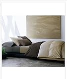 Calvin Klein Home Core Collection Textured Grid Bark-Brown Standard Sham