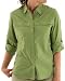 ExOfficio Women's Insect Shield Halo Long Sleeve Shirt,Lt Jade,X-Large
