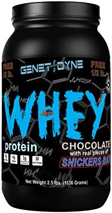Genetidyne Whey Protein (Chocolate Snickers, 2.5lb)