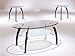 Kitchen & Housewares : Modern Style 3 PIECE GLASS TOP COFFEE TABLE SET Wo