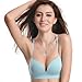 Fashion Beauty Back Lace Wire Free Push Up Padded Sports Yoga Bra