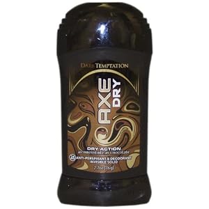 Axe Dry, Dark Temptation, Invisible Solid AntiPerspirant & Deodorant, 2.7Ounce Bottles (Pack of 3)