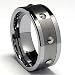 9MM Tungsten Carbide SPINNER Ring sizes 8 to 12