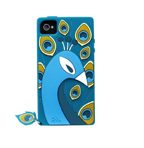 Case-Mate iPhone 4S / 4 CREATURES: Peacock Case, Teal クリーチャーズ ピーコック シリコン ケース CM017851 Case-Mate iPhone 4S / 4 CREATURES: Peacock Case, Teal クリーチャーズ ピーコック シリコン ケース CM017851