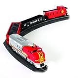  647 Santa Fe Flyer Ready - To - Run HO Scale Electric Model Train Set