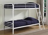 Metal Bunk Bed - White (Twin/Twin)