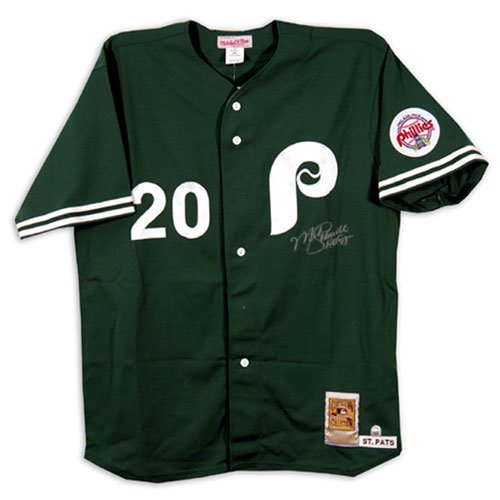 Mike Schmidt Philadelphia Phillies Autographed Special Edition St. Patrick's Day Green Jersey with HOF 95 Inscription