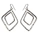 Handmade Sterling Silver Earrings women Jewelry 2.5 inches