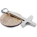 Besteel Jewelry Stainless Steel Inverted Cross Necklace for Women Men 24 Inch Chain 3 Color Available