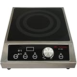 Mr. Induction SR-343C 3400-Watt Countertop Commercial Range, 208-240-Volt