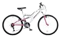 Townsend Vogue 24 Girls Front Suspension Mountain Bike - 13 Inch, White/Pink