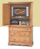 Somerset 2 Drawer Armoire w/ Metal Hardware Tournesol