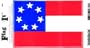 1st Confederate Heavy Duty Vinyl Bumper Sticker (3 x 5 Inches)